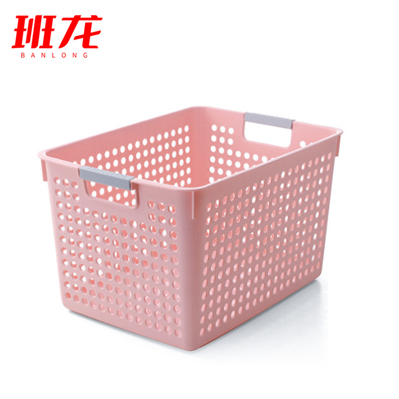 班龙塑料收纳筐深口中号个高清大图