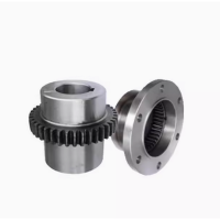 内外齿联轴器 Ф250 外齿内孔Ф55 键槽16 内齿止口为凸口 单位：套 货期7天
