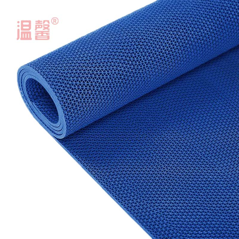 温馨 镂空地垫 蓝色4mm*0.9m*15m 卷高清大图