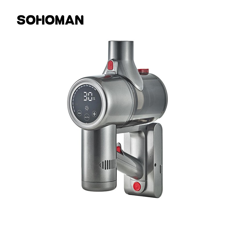 索哈曼(SOHOMAN) V22吸尘器无线手持家用毛发不缠绕大吸力小型吸擦手持无线吸尘器 除螨 宠物 V22 灰色高清大图