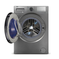 倍科/Beko 10公斤宠物毛发去除 蒸汽除菌洗涤蒸汽筒自洁 双喷淋洁净曼哈顿灰滚筒洗衣机BU-WCP101452PMI