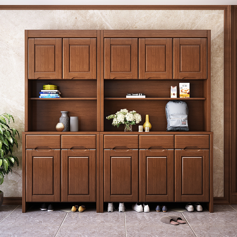 天惠子鞋柜中式实木多层大容量隔断柜门口间厅柜收纳玄关进门储物鞋柜