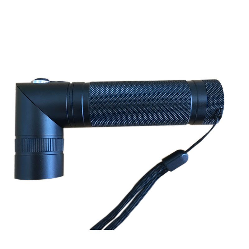 华燏 HY-DT207 DC3.7V 3W IP65 6000K白光 LED 多功能强光电筒 (计价单位:个) 黑色高清大图