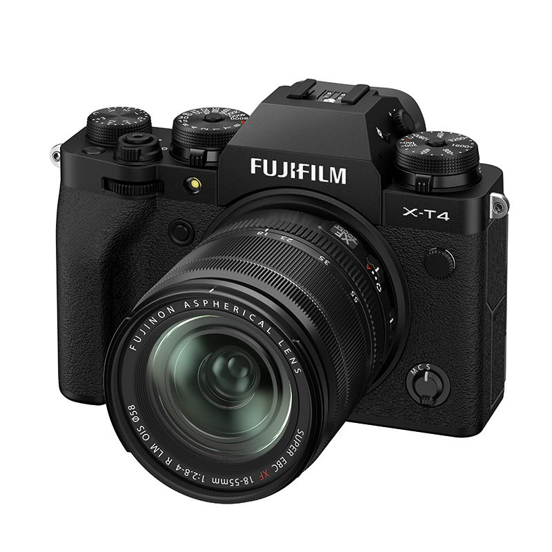 富士fujifilm微单相机xt4xt4xf1855mm单镜头套装黑色2610万像素五轴