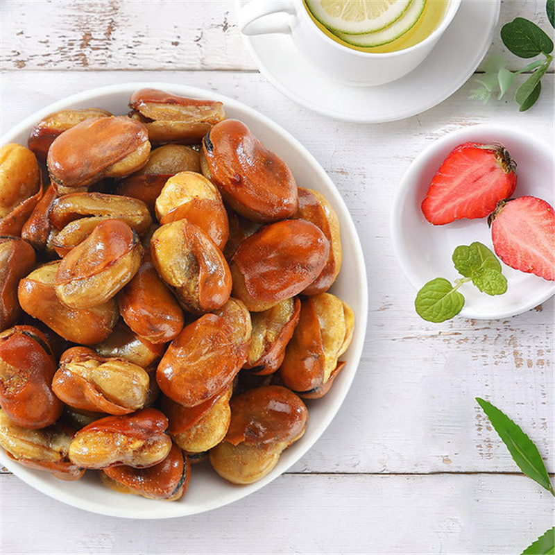 味滋源兰花豆500g袋坚果特产炒货蚕豆休闲食品零食休闲办公零食品