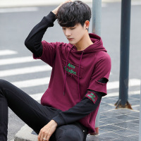 富贵鸟（FUGUINIAO）卫衣男连帽2019春季新款运动韩版潮青年学生宽松男生套头长袖外套