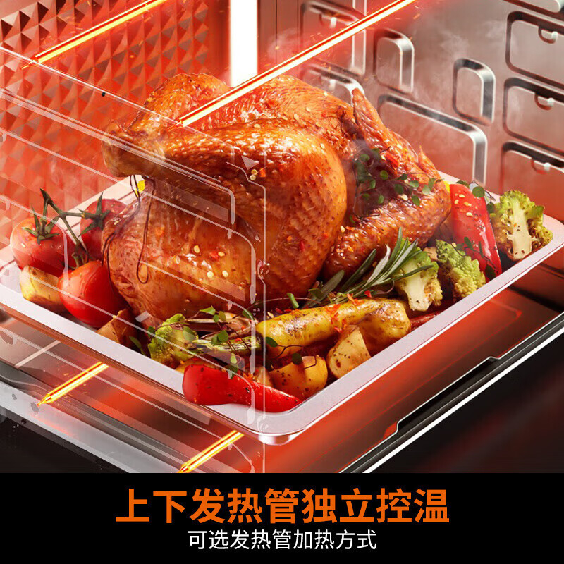 九阳(Joyoung)电烤箱家用多功能烘焙定时控温大容量可视披萨红薯烤炉箱 KX38- J98高清大图