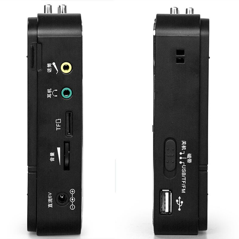 熊猫(PANDA)F-390F390复读机正品磁带播放机u盘mp3儿童小学初中生英语学习插卡录音机便携式跟读随身听 黑色