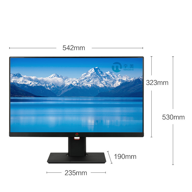 宁美国度卓CR600一体机电脑I3 8100台式全套家用办公教学设计高配游戏型无线壁挂小型便携式台式机主机整机高清大图