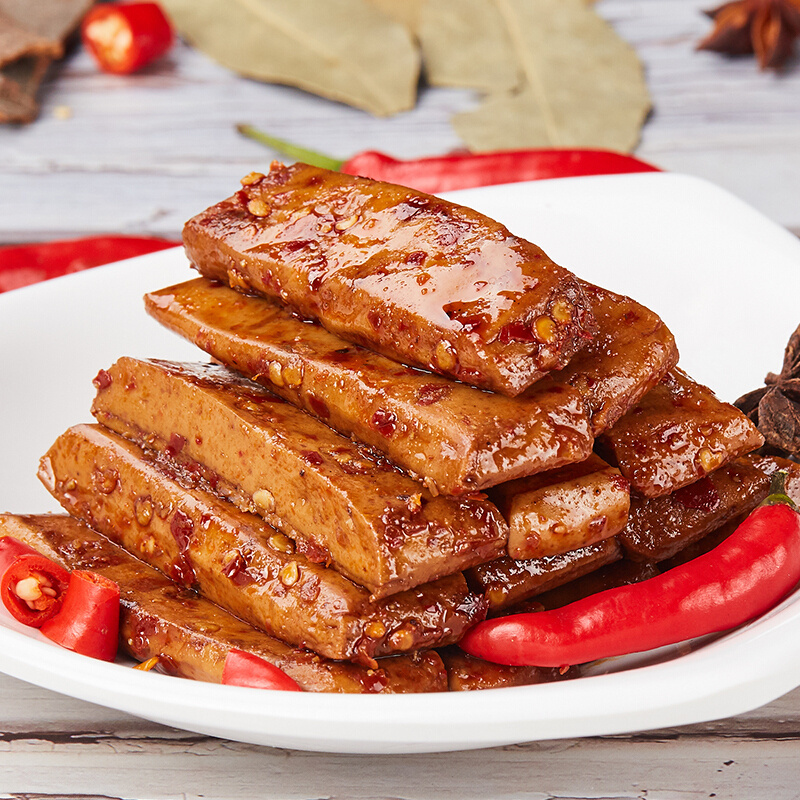 满就减淘栗猫香辣豆干250g休闲零食小吃手撕豆制品素食小包装