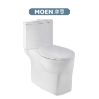 摩恩Moen浴室陶瓷马桶喷射虹吸式分体家用节水坐便器3081
