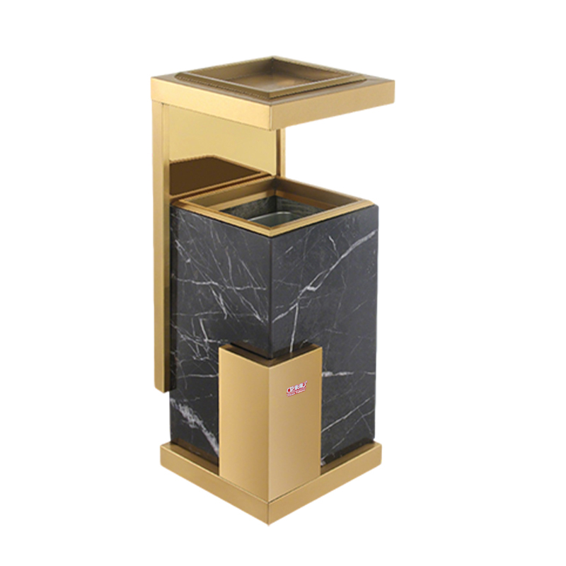 卫未来 立式烟灰桶 豪华钛金黑石 个高清大图