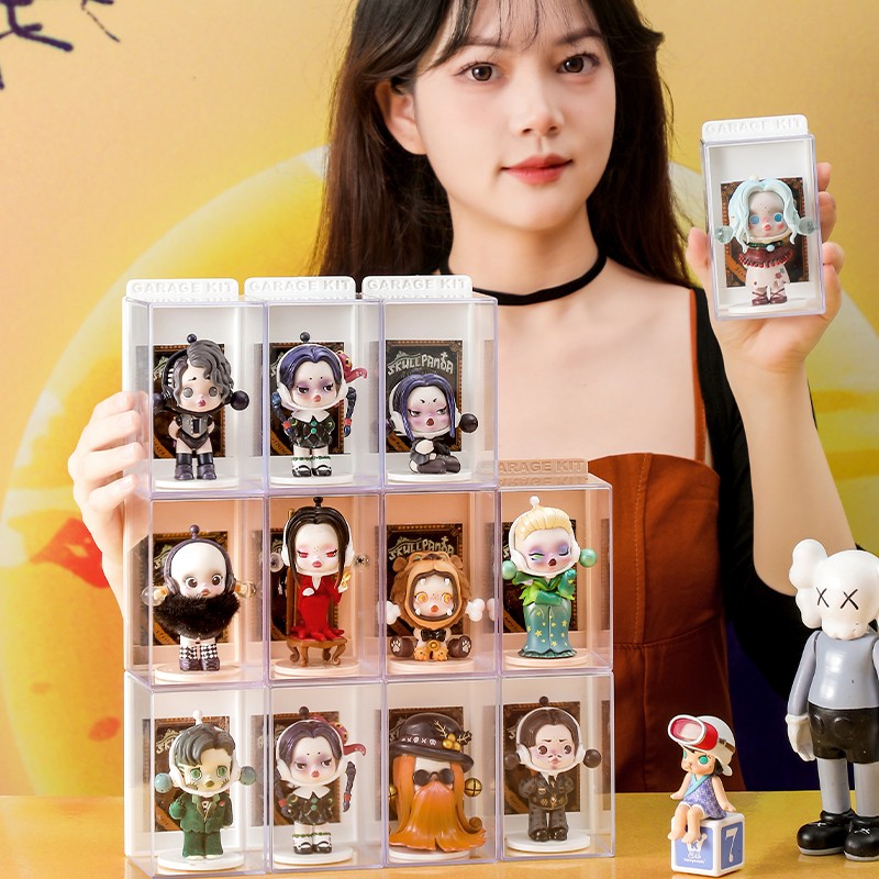 [补贴10%]盲盒收纳展示架popmart手办单个娃娃收纳盒亚克力泡泡玛特透明柜高清大图