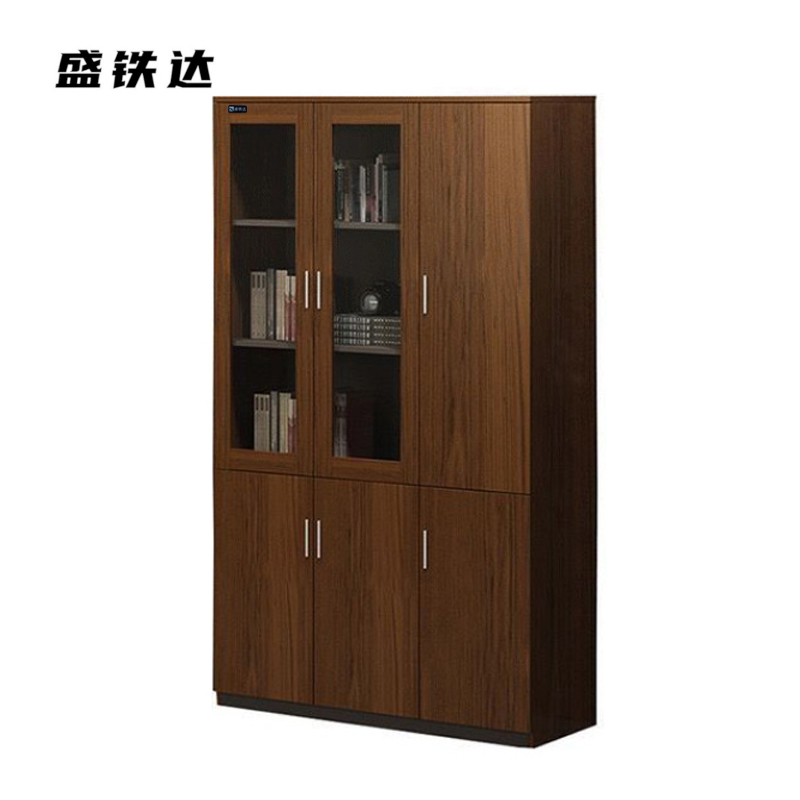 盛铁达 书柜储物柜右3门1200*400*2000mm STD-JJ157 个高清大图