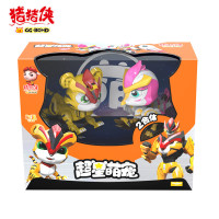 猪猪侠超星萌宠二合一(虎+鹤)神甲盟卫YS8627A合体变形儿童动漫玩具