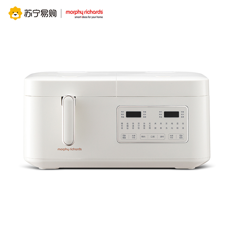 摩飞电器(Morphyrichards)电饭煲双胆双控电饭锅家用2-6个人米汤分离沥米饭小型迷你2升4升二合一煮饭煲