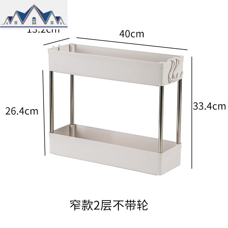 可移动夹缝置物架厨房用品家用大全卫生间落地式缝隙小推车收纳架 三维工匠高清大图