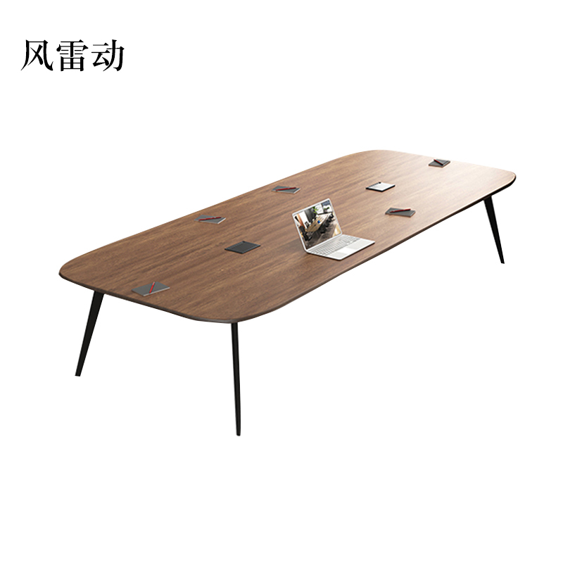 风雷动会议桌工作桌培训桌小型洽谈桌长1.8米宽0.9米[工厂现做 7天内发货]