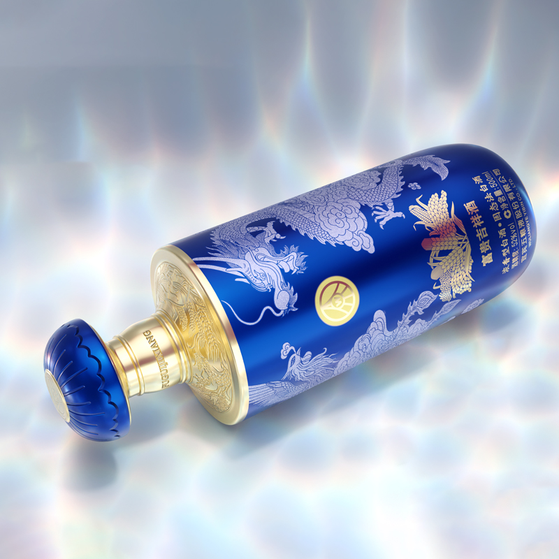 五粮液股份富贵吉祥蓝装52度500ml*6瓶纯粮食浓香型白酒送礼佳品高清大图