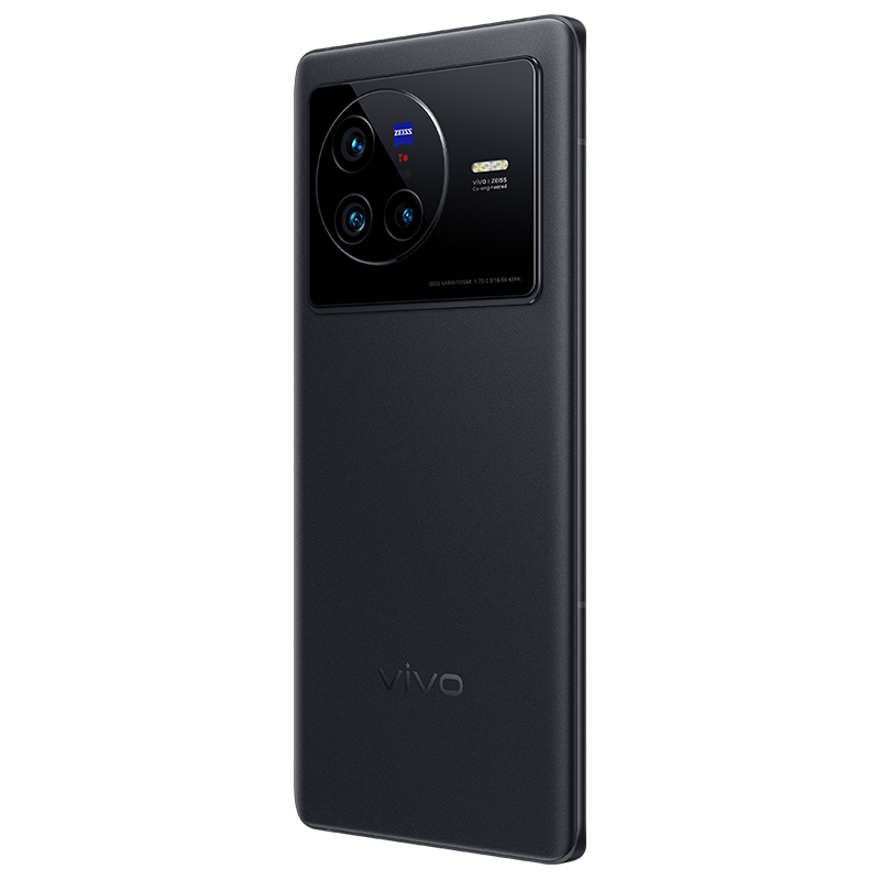 vivo X80 8GB+256GB 至黑 蔡司专业影像 天玑9000旗舰芯片 双电芯80W闪充 全新5G智能拍照全网通手机