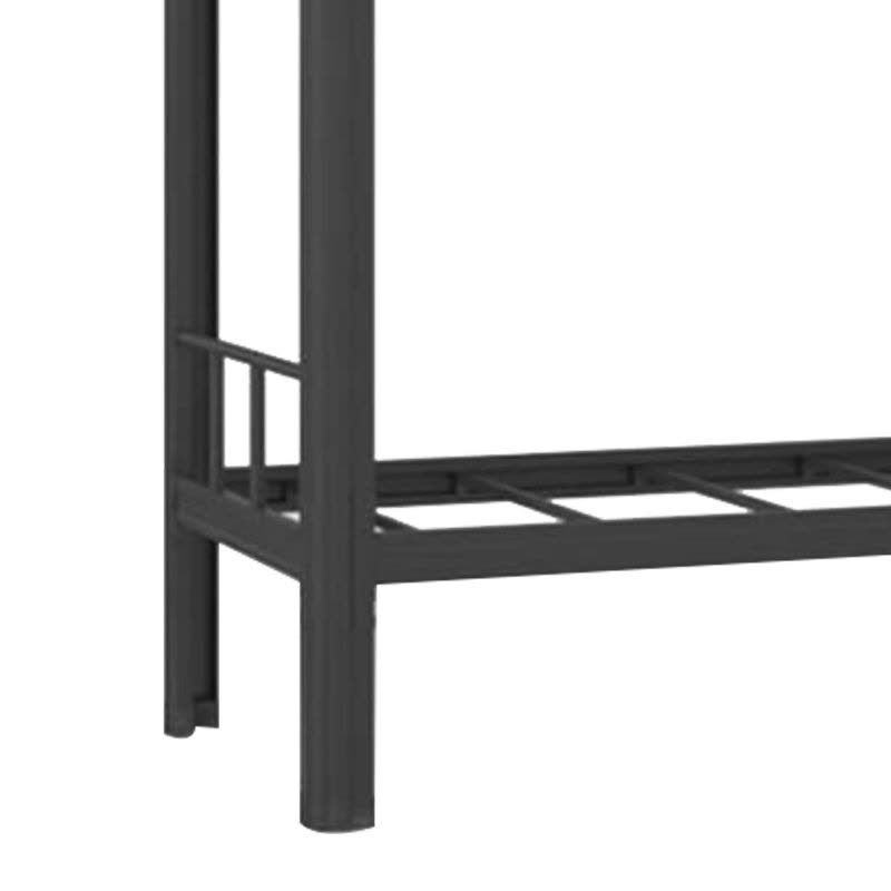洛苏通盛铁架床钢木床宿舍床黑色加厚型2000X900含床板常规款[工厂现做 7天内发货]图片