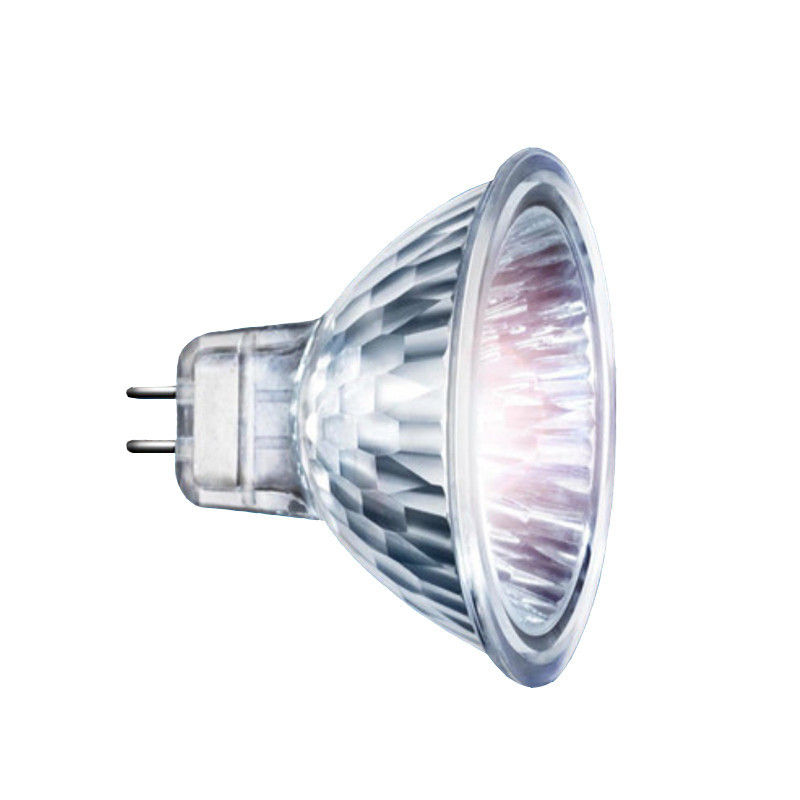 PHILIPS 卤素灯泡 MR16 灯杯低压 12V 35W 有面 黄光 轨道射灯石英灯杯