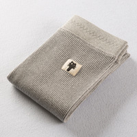 迪鲁奥（DILUAO)春季网红螺纹灰色打底裤女薄款外穿2019新款韩版显瘦竖条纹九分裤_85 M 浅灰色