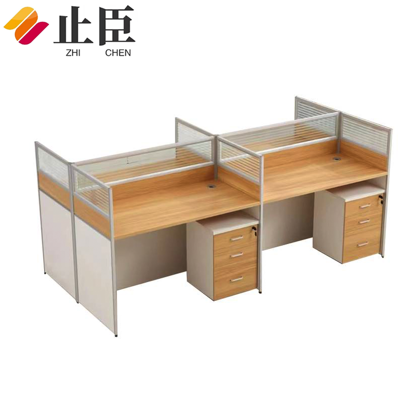 止臣 屏风工位 办公桌办公家具屏风工位桌职员桌电脑桌财务桌简约现代屏风卡座 G8高清大图