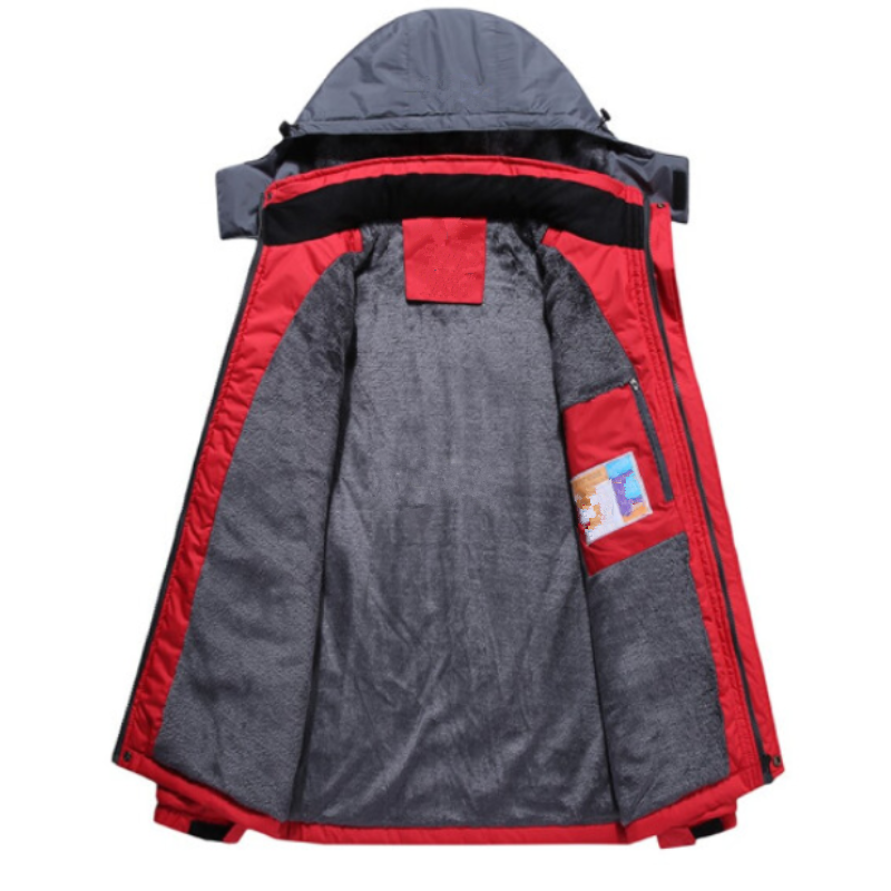 京嘉(JINGJIA) 户外女士冲锋衣 防水防风加绒抗寒 可定制