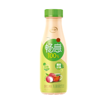 伊利畅意100%乳酸菌酸奶330ml 畅意益生乳酸菌荔枝红茶味零脂肪饮品12瓶整箱 包邮
