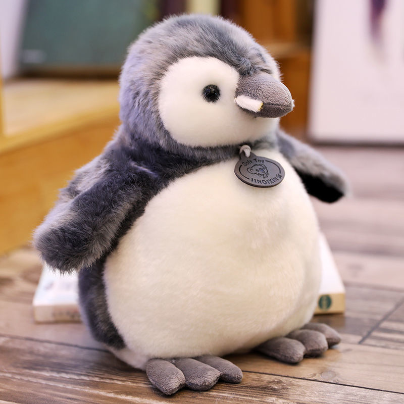 可爱企鹅公仔毛绒玩具布娃娃儿童玩偶 q版仿真小号企鹅生日礼物女