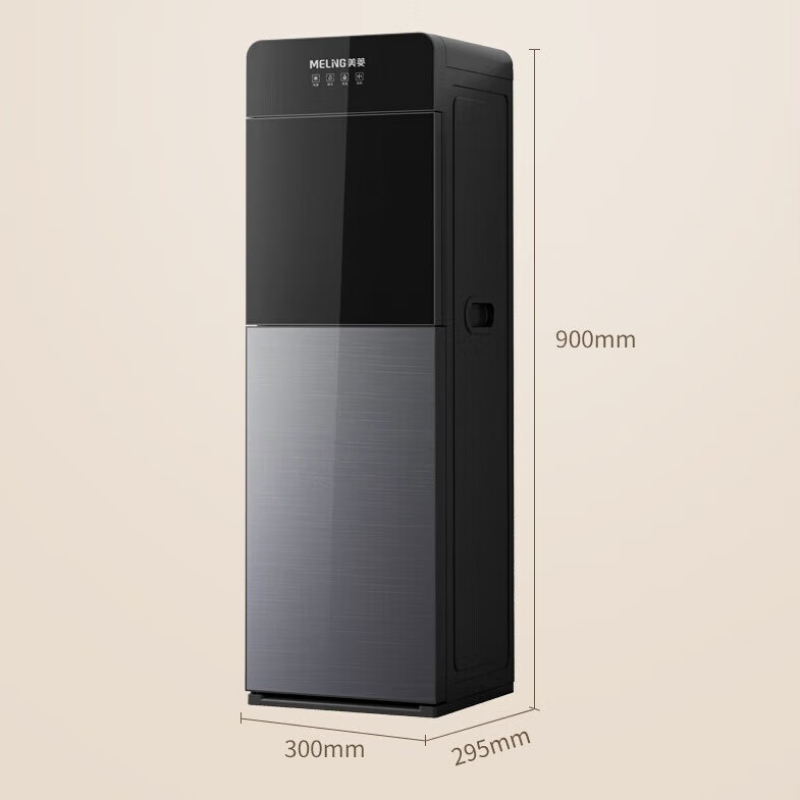 美菱(MeiLing)饮水机下置式家用立式冷热型下置水桶饮水器 独立三出水口- 冷热型 MY-LX9008-B 单位:台高清大图