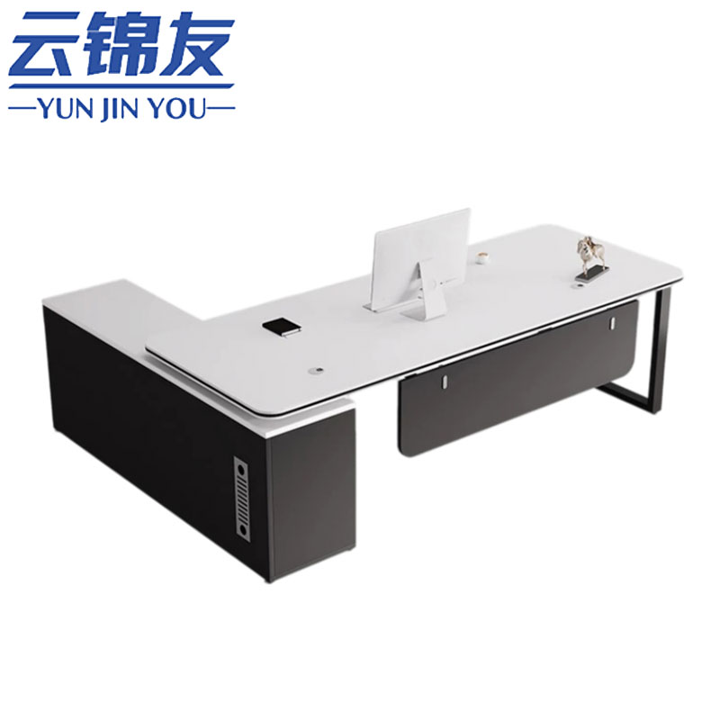 云锦友老板桌办公桌高清大图