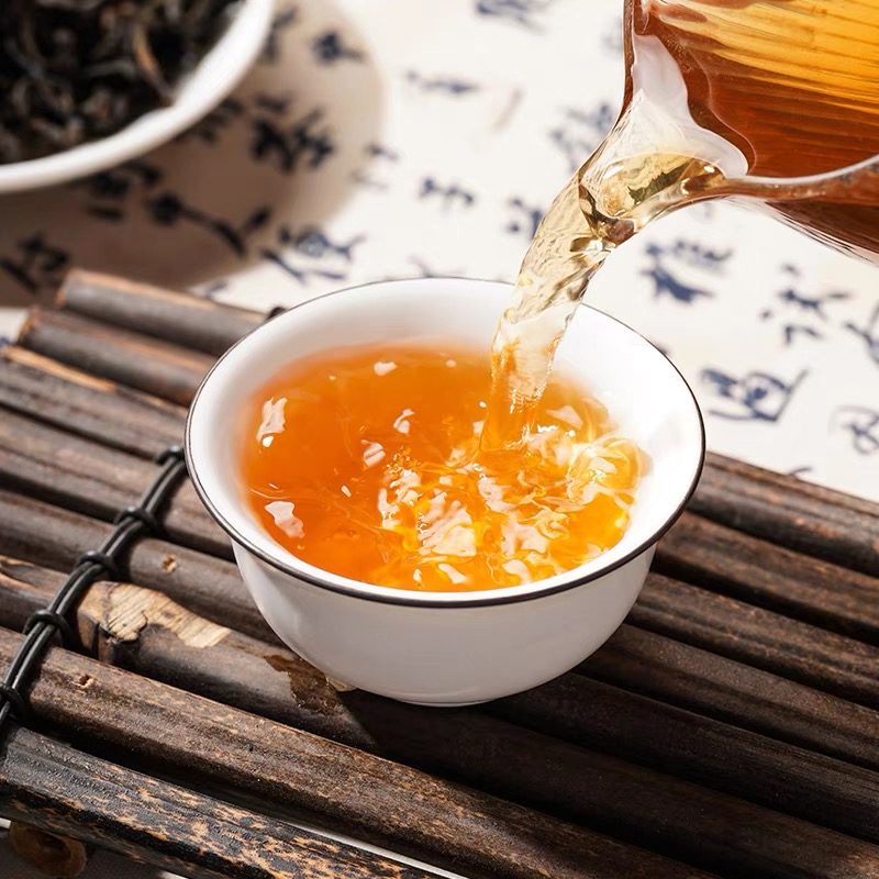 武夷岩茶正岩水仙茶叶粽叶香兰花香正宗大红袍新茶茶叶小袋装500g高清大图