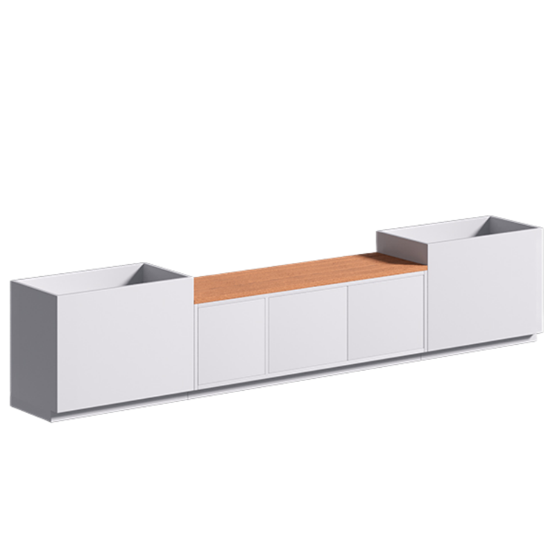 铭思达户外长 椅高清大图