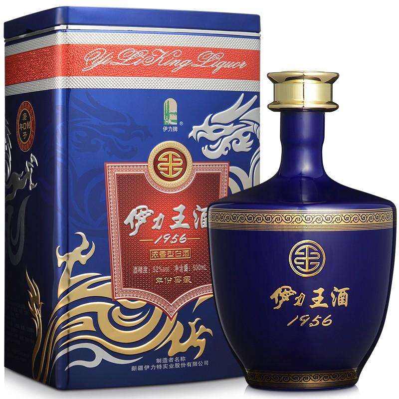 伊力特 伊力王酒蓝王 浓香型白酒 52度 500ml高清大图