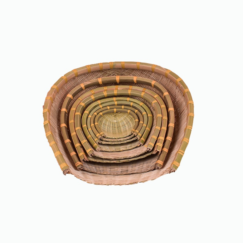 竹编竹筐竹篓竹盘阿斯卡利(ascari) 筲箕簸箕
