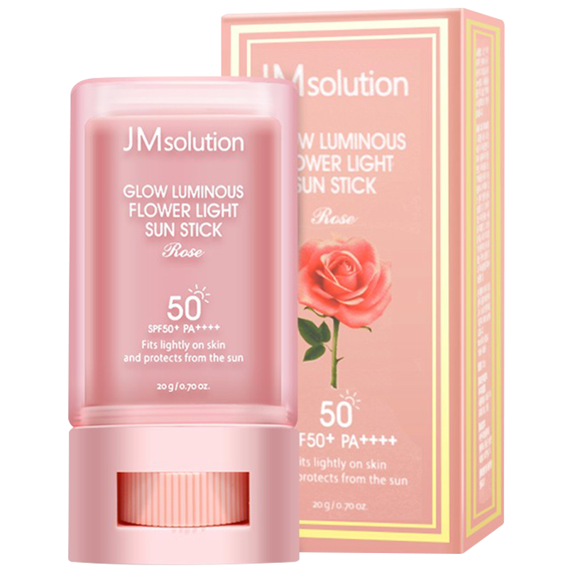jmsolution肌司研润光花朵轻型防晒棒玫瑰版20g防晒隔离参数
