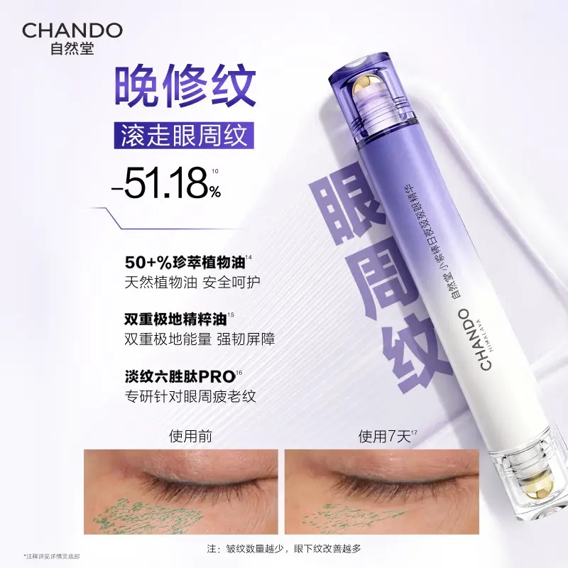 自然堂小紫棒日夜叕叕眼精华(8+8mL)高清大图