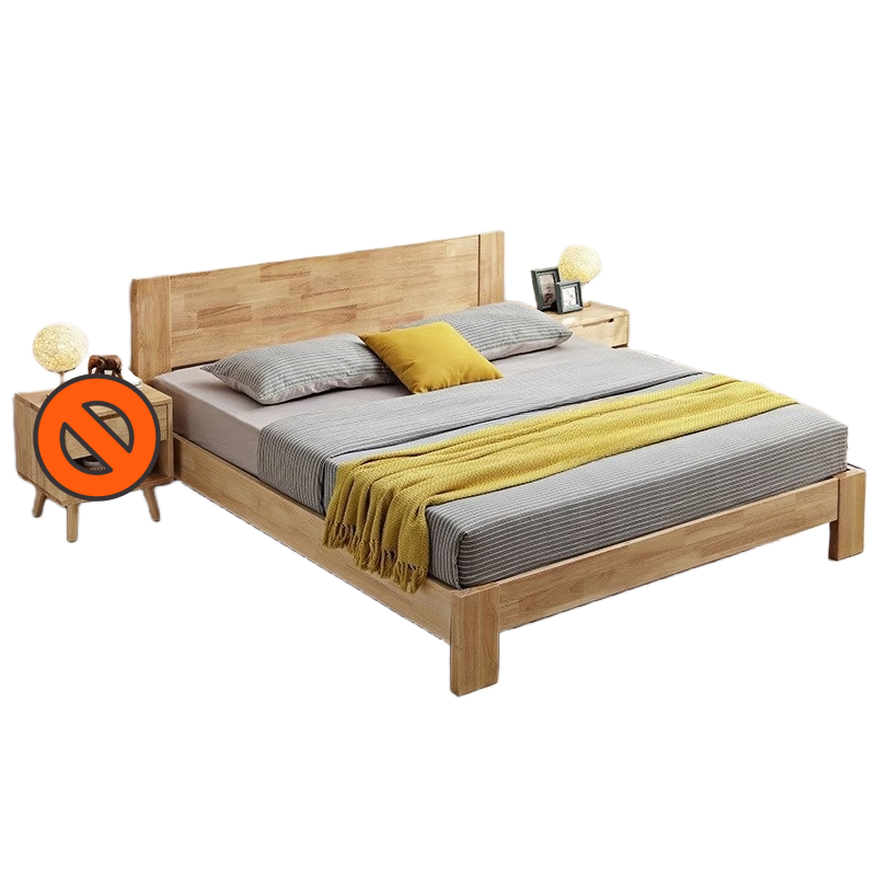 演发 实木床 180*200cm 张高清大图