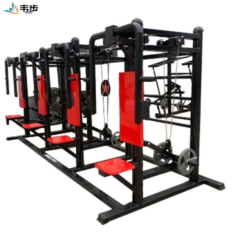 韦步BY3983胸大肌组合训练器大型力量型综合体能训练运动健身器材高清大图