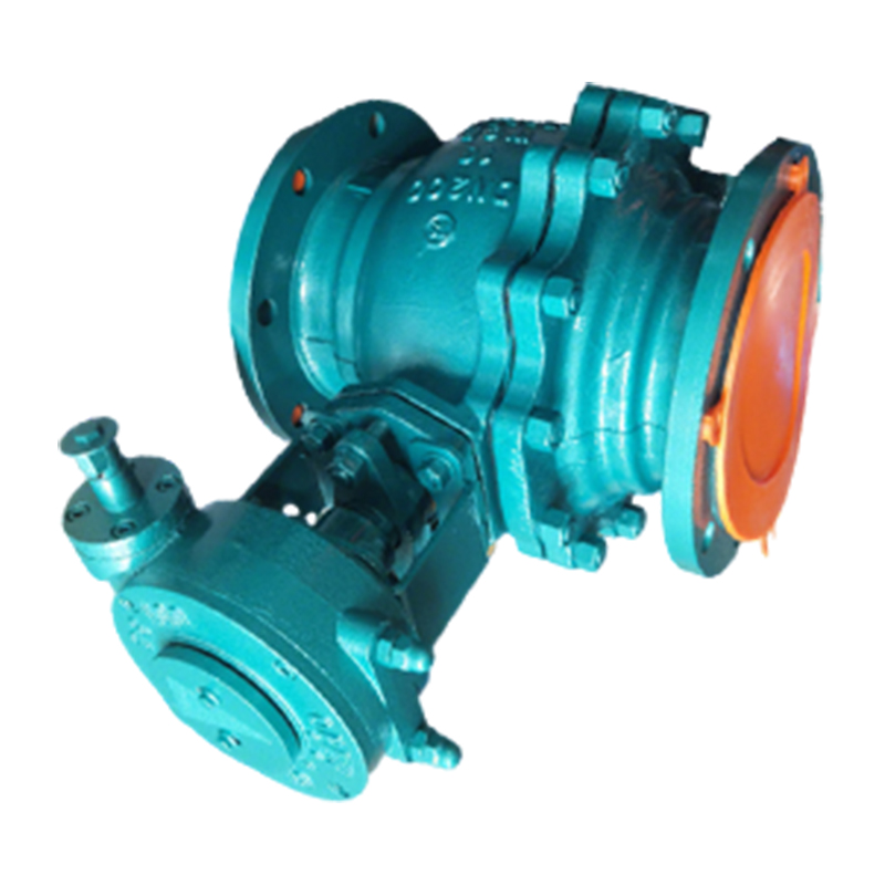 卫未来 涡轮衬氟球阀 DN125 个高清大图