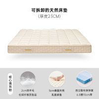 可拆卸床垫 23cm厚（95D柔韧支撑） 1.5*2.0m