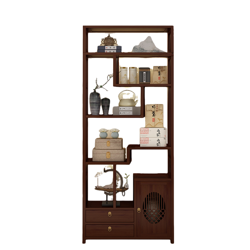 铭思达博古架展示架80*25*200cm个高清大图