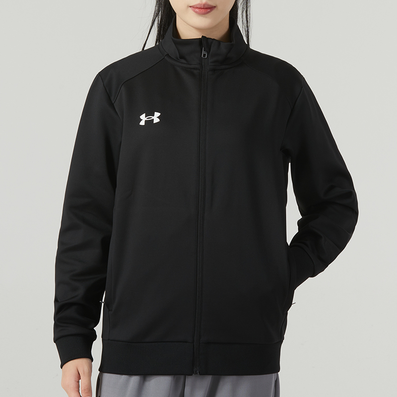 安德玛UA男女装新款健身训练运动服外套针织夹克23600305-001 ZP 23600305-001/黑色 3XL