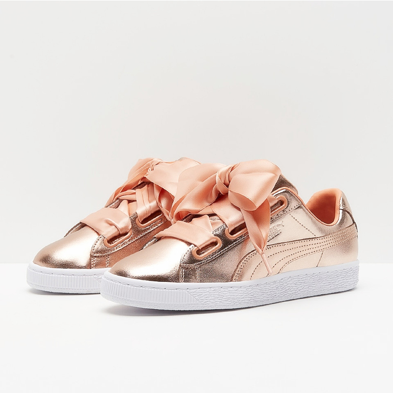 彪马Puma BASKET蝴蝶结女士低帮休闲板鞋1PU36673003