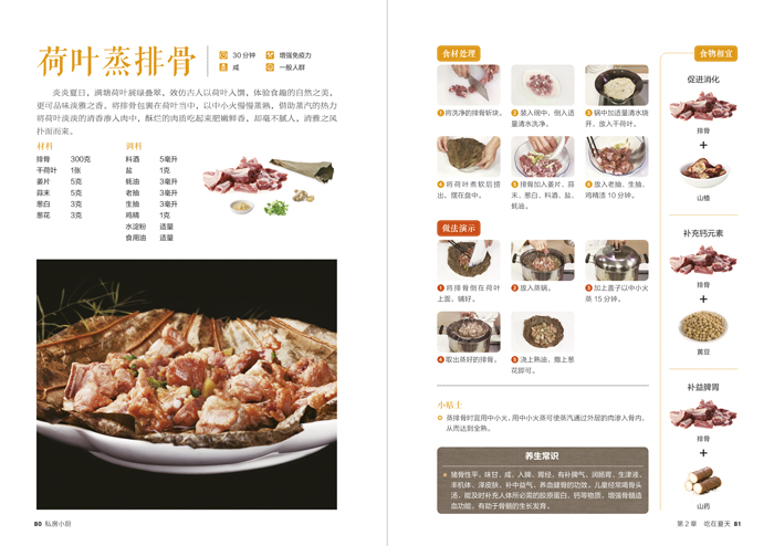 [醉染正版]正版菜谱书籍 私房小厨 营养食物家常小炒蔬菜养生食谱 菜谱书 人气私房菜蔬菜畜肉禽蛋鱼虾烹饪书家常菜谱书一日高清大图