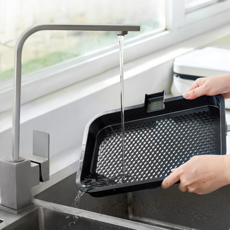 摩飞电饼铛多功能可拆洗上下盘双面加热悬浮加深早餐机白色MR8601高清大图