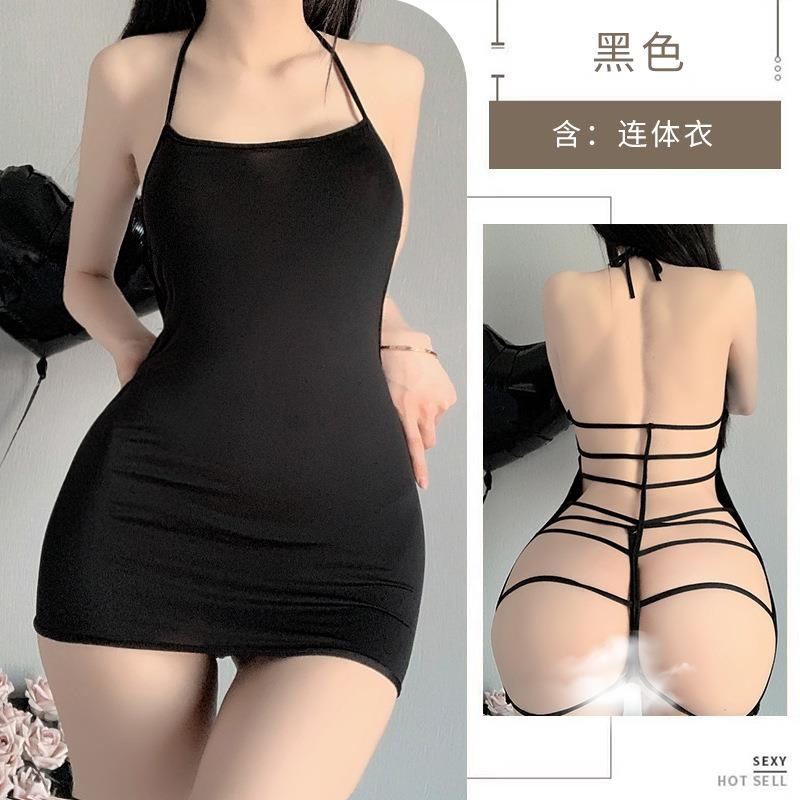 情趣内衣性感睡衣开档免脱连体衣裙激情诱惑纯欲制服套装1106高清大图