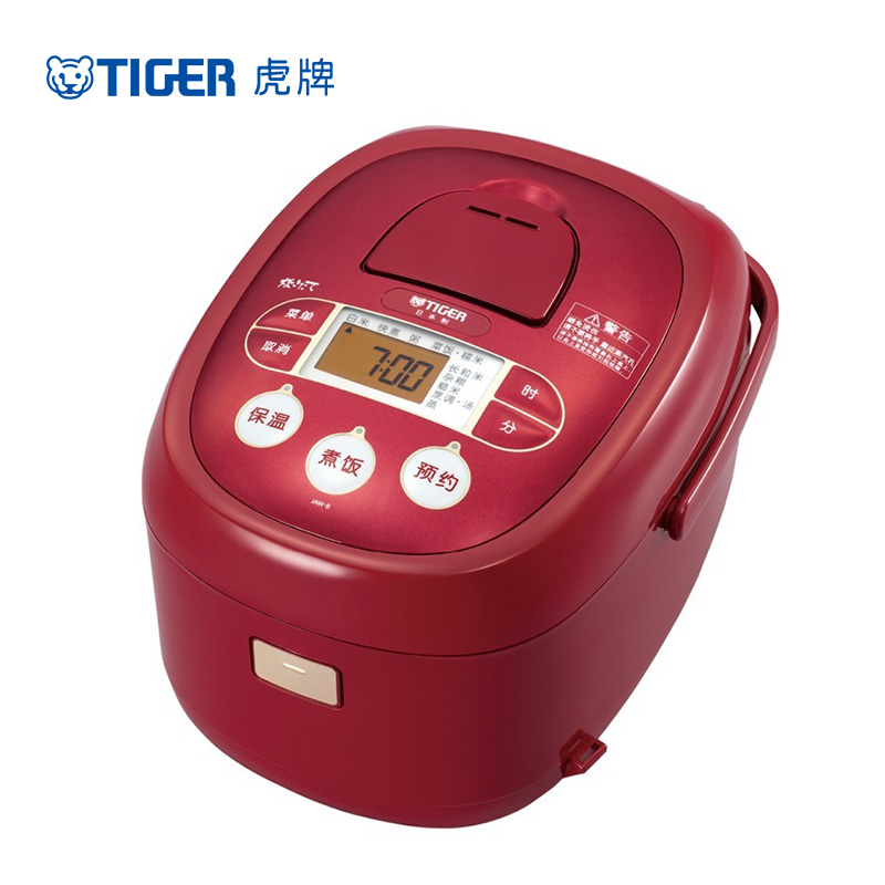 虎牌(tiger)电饭煲JAW-B10C 3L 原装进口 多功能微电脑电饭煲 碗型加热电饭锅 预约定时煮饭 12小时保温高清大图